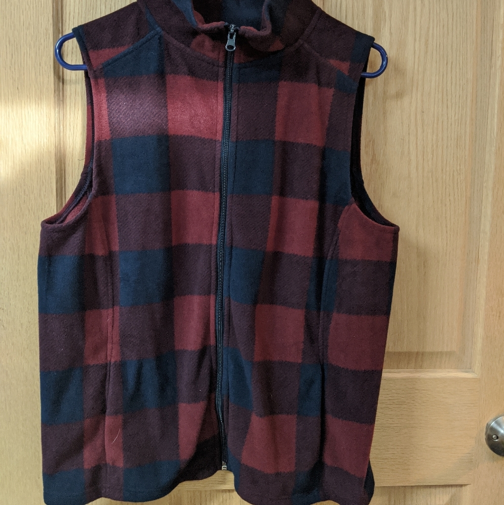 Plaid vest
